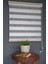 Zebra Stor Perde Zn-23 Gül Kurusu & Turkuaz Renk Eteksiz 210 x 200 cm 1