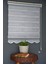 Zebra Stor Perde SM-403 Koyu Yeşil & Gümüş Yaldız Renk Etekli 100 x 260 cm 2