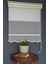 Çift Mekanizmalı Tül Stor Perde Dacuz-92 Kırık Beyaz Renk Etekli 280 x 200 cm 1