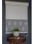 Çift Mekanizmalı Tül Stor Perde NT-102 Beyaz & Pembe Renk Eteksiz 280 x 200 cm 1