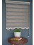 Zebra Stor Perde BZ-255 Açık Kahve Renk Etekli 260 x 260 cm 1