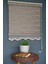 Zebra Stor Perde BZ-255 Açık Kahve Renk Etekli 260 x 260 cm 2