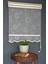 Çift Mekanizmalı Tül Stor Perde Dacuz-208 Kırık Beyaz Renk Etekli 280 x 200 cm 2
