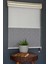 Çift Mekanizmalı Tül Stor Perde Dacuz-206 Kırık Beyaz Renk Eteksiz 280 x 200 cm 1
