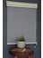 Çift Mekanizmalı Tül Stor Perde Dacuz-206 Kırık Beyaz Renk Eteksiz 280 x 200 cm 2