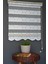 Zebra Stor Perde FT-983 Turkuaz Renk Etekli 240 x 260 cm 1