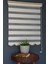 Zebra Stor Perde Dp-02 Ekru Renk Etekli Dar Pliseli 150 x 260 cm 1
