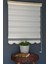 Zebra Stor Perde Dp-02 Ekru Renk Etekli Dar Pliseli 150 x 260 cm 2