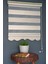 Zebra Stor Perde PLZ-702 Kahverengi Renk Etekli 140 x 200 cm 1