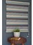 Zebra Stor Perde Mf-10 Krem, Bondi Mavisi & Bordo Renk Eteksiz 110 x 200 cm 1