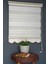Zebra Stor Perde PLZ-700 Beyaz & Hardal Renk Etekli 120 x 200 cm 2