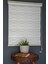 Zebra Stor Perde Pj-02 Beyaz & Krem Renk Eteksiz 140 x 260 cm 2