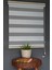 Zebra Stor Perde JK-285 Antrasit Renk Eteksiz Bambu 130 x 200 cm 1