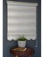 Td-41 Beyaz & Krem Renk Etekli Zebra Stor Perde 2