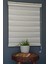 Zebra Stor Perde PLZ-804 Sütlü Kahve & Gri Renk Eteksiz Bambu 160 x 260 cm 2