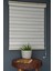 Zebra Stor Perde PLZ-801 Sütlü Kahve, Gri & Beyaz Renk Eteksiz Bambu 110 x 200 cm 2