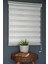 Zebra Stor Perde SM-401 Ekru & Gümüş Yaldız Renk Eteksiz 90 x 260 cm 2