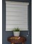 Zebra Stor Perde PLZ-800 Keten & Beyaz Renk Eteksiz Bambu 140 x 260 cm 2