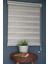 Zebra Stor Perde SM-402 Haki & Gümüş Yaldız Renk Eteksiz 270 x 260 cm 2