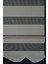 Zebra Stor Perde Zn-20 Beyaz & Ekru Renk Etekli 110 x 200 cm 3