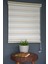 Zebra Stor Perde Zn-21 Ekru & Sütlü Kahve Renk Eteksiz 130 x 260 cm 2