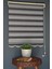 Zebra Stor Perde Yz-06 Gri & Siyah Renk Etekli 220 x 200 cm 2