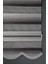 Zebra Stor Perde Yz-06 Gri & Siyah Renk Etekli 220 x 200 cm 3