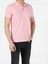 Regular Fit Polo Yaka Erkek Pembe Polo Kısa Kol 3