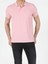 Regular Fit Polo Yaka Erkek Pembe Polo Kısa Kol 4