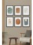 Lyn Home & Decor Abstarct Siyah Çerçeveleli 6  Adet 23X33 Tablo Seti 1