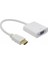 HDMI To VGA Kablo Çevirici Dönüştürücü HDMI VGA Dönüştürücü HDMI In VGA Out 1