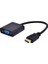 HDMI To VGA Kablo Çevirici Dönüştürücü HDMI VGA Dönüştürücü HDMI In VGA Out 4