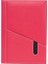 Deri Telefon Kılıflı Kapak Defter Ajanda Tarihsiz Çizgili 17 x 24 cm Fuşya 2