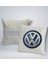 Gift Volkswagen Tasarımlı Kare Araç Koltuk Yastığı-1 4