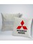 Gift Mitsubishi Tasarımlı Kare Araç Koltuk Yastığı-1 4