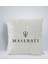 Gift Maserati Tasarımlı Kare Araç Koltuk Yastığı-1 1
