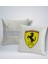 Gift Ferrari Tasarımlı Kare Araç Koltuk Yastığı-1 4