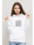 14 Mart Dünya Pi Günü Pi Baskılı Beyaz Kadın Örme Kapşonlu Sweatshirt Uzun Kol 1