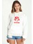 Of Warcraft For The Horde World Baskılı Beyaz Kadın Örme Kapşonlu Sweatshirt Uzun Kol 1