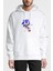 Süper Sonic Metal Rock Music Müzik Baskılı Beyaz Erkek Örme Kapşonlu Sweatshirt Uzun Kol 1