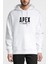 Apex Legends Baskılı Beyaz Erkek Örme Kapşonlu Sweatshirt Uzun Kol 1