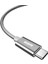 Type-C Kablo,braided Cable Usb2.0 1m-Silver 1