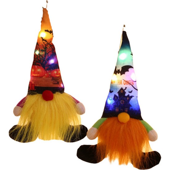 Sheng Store 2 Adet Cadılar Bayramı Için Gnome Bebek Süs (Yurt Dışından)