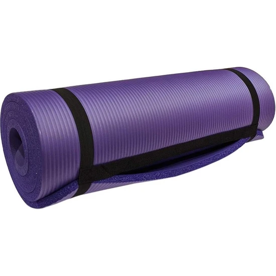 Avessa 15 mm Pilates Minderi Yoga Mat Mor