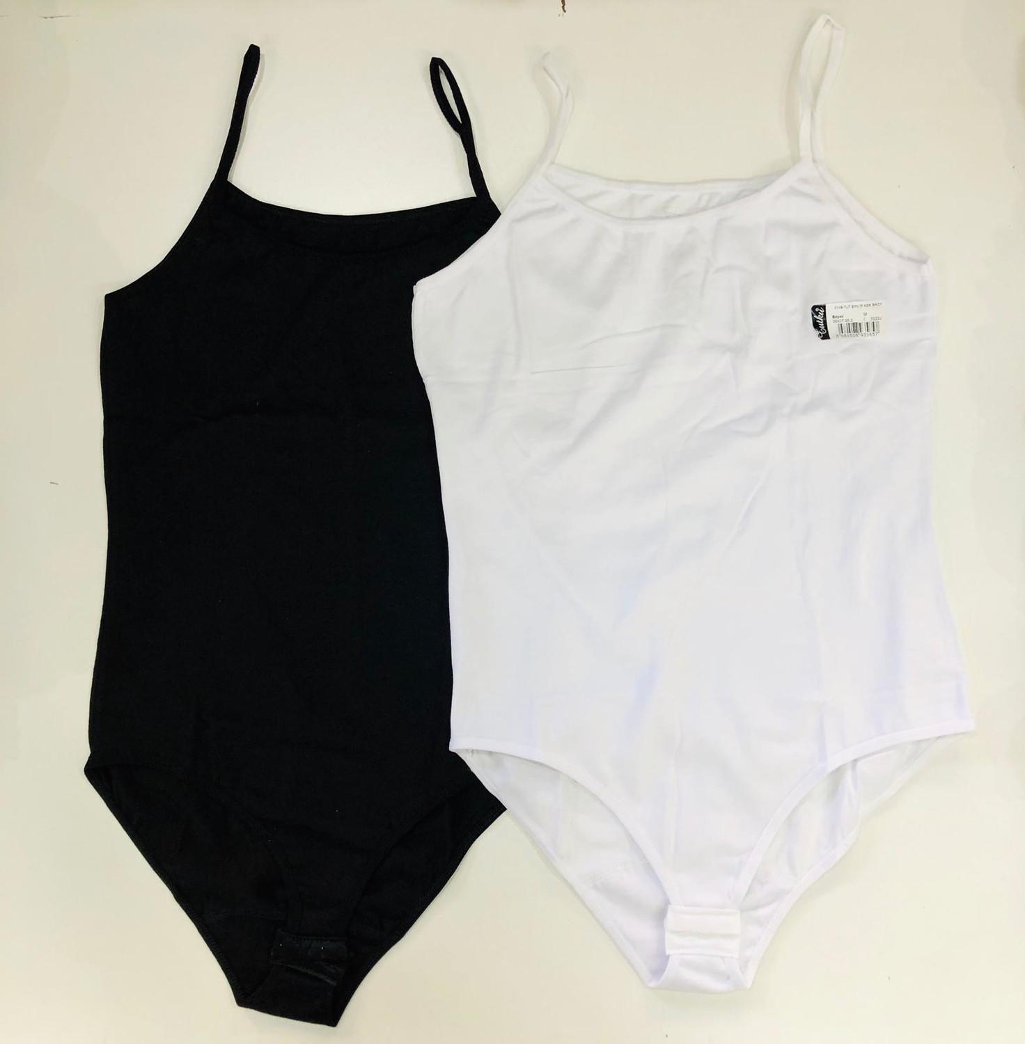 Tutku 6'lı Paket Ip Askılı Likralı Zıbın Kadın Çıtçıtlı Body