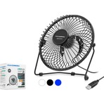 Hadron HDX7251 Masaüstü USB Mini Fan Füme Renk Tak Çalıştır Özelliği ile Kullanıcı Dostu