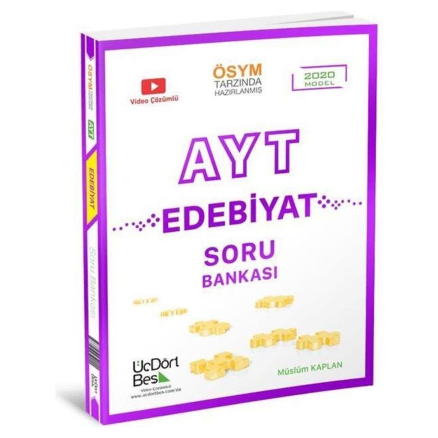 ÜçDörtBeş Yayınları AYT Edebiyat Soru Bankası 2020 Kitabı