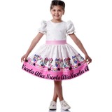 Eylül Elif Butik Eylul Elif Butik Minnie Desenli Kız Çocuk Elbise