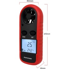 Wintact WT816 Anemometre Rüzgar Ölçer Hava Hız Ölçer Sıcaklık Ölçer