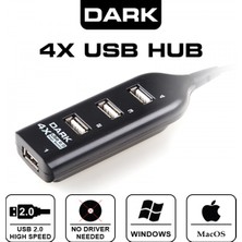 Dark DK-AC-USB24 4 Port USB 2.0 USB Çoklayıcı